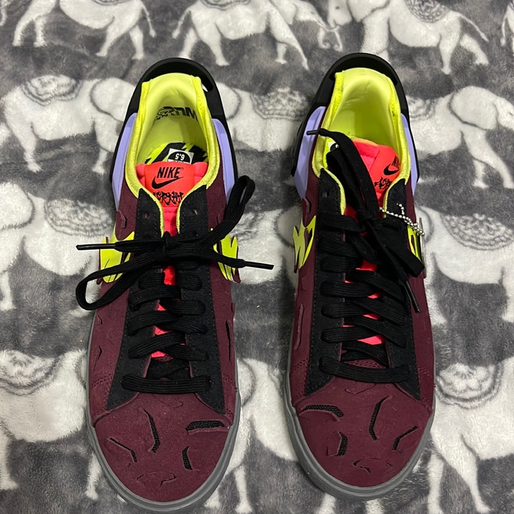 Acronym x Nike Men's Blazer Low Night Maroon